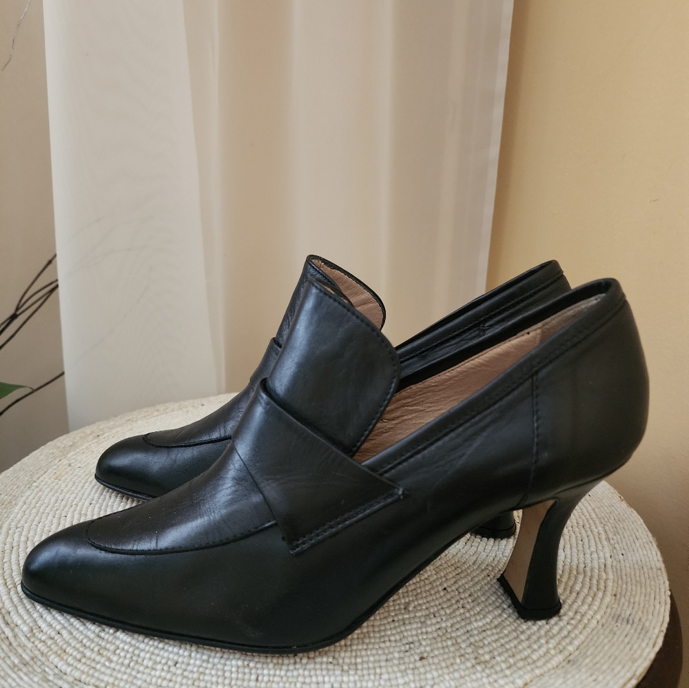 Pied a terre Women's Leather Heels made In Italy Siz.39 US 7.5.Like New - Picture 2 of 10
